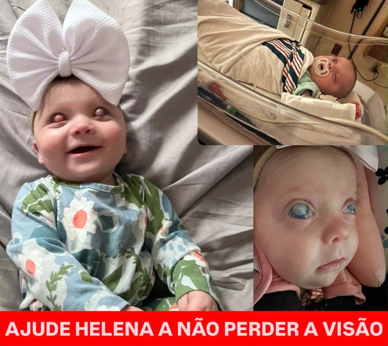 Ajude Helena a não perder a visão